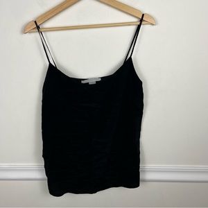 Jerry Regenbogen Black Silk Boxy Fit Tank Size 6